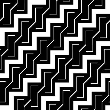 Sorunsuz tek renkli zikzak desen tasarım