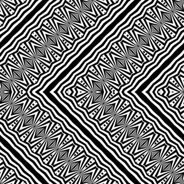 Sorunsuz tek renkli zikzak desen tasarım
