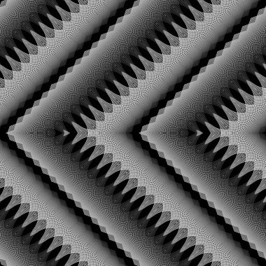 Sorunsuz tek renkli zikzak desen tasarım