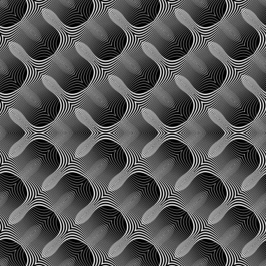 Sorunsuz tek renkli zikzak desen tasarım