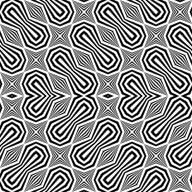 Sorunsuz tek renkli zikzak desen tasarım