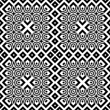 kesintisiz tek renkli geometrik desen tasarım