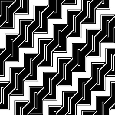 Sorunsuz tek renkli zikzak desen tasarım