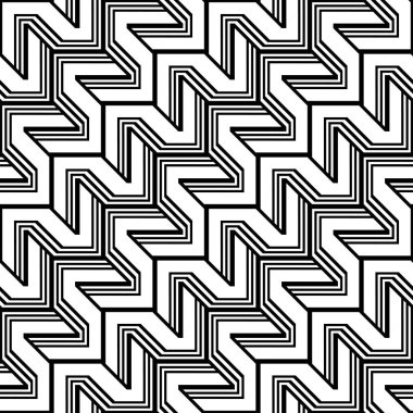 Sorunsuz tek renkli zikzak desen tasarım