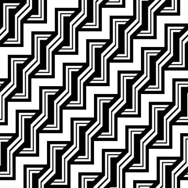 Sorunsuz tek renkli zikzak desen tasarım