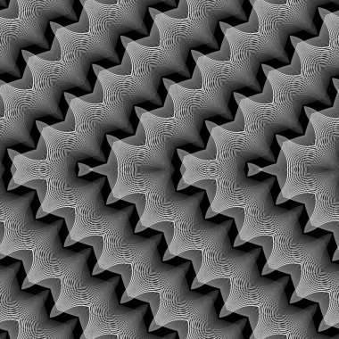 Sorunsuz tek renkli zikzak desen tasarım