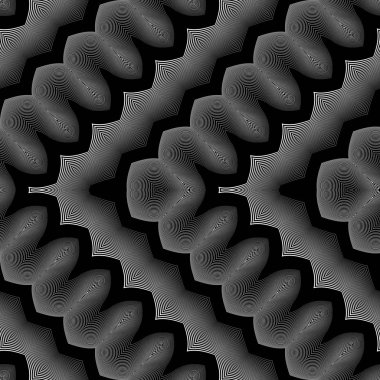 Sorunsuz tek renkli zikzak desen tasarım