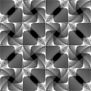 kesintisiz tek renkli geometrik desen tasarım