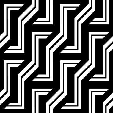 Sorunsuz tek renkli zikzak desen tasarım