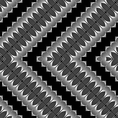 Sorunsuz tek renkli zikzak desen tasarım