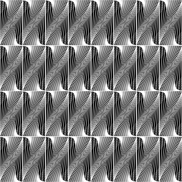 디자인 완벽 한 흑백 레이스 패턴 — 스톡 벡터