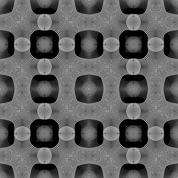 設計のシームレスなモノクロ レース パターン — ストックベクタ