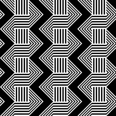 kesintisiz tek renkli geometrik desen tasarım