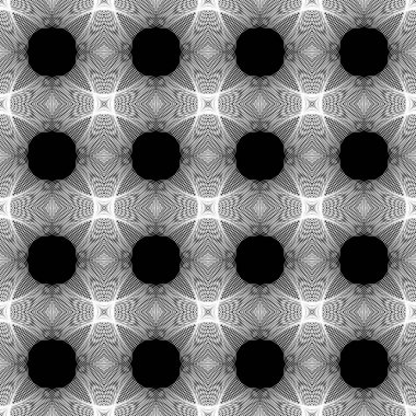 kesintisiz tek renkli dekoratif desen tasarım