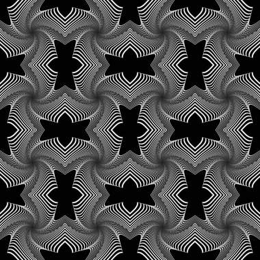 kesintisiz tek renkli dekoratif desen tasarım