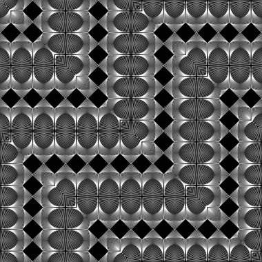 kesintisiz tek renkli dekoratif desen tasarım