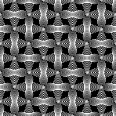 kesintisiz tek renkli dekoratif desen tasarım