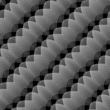 Sorunsuz tek renkli sallanan desen tasarım