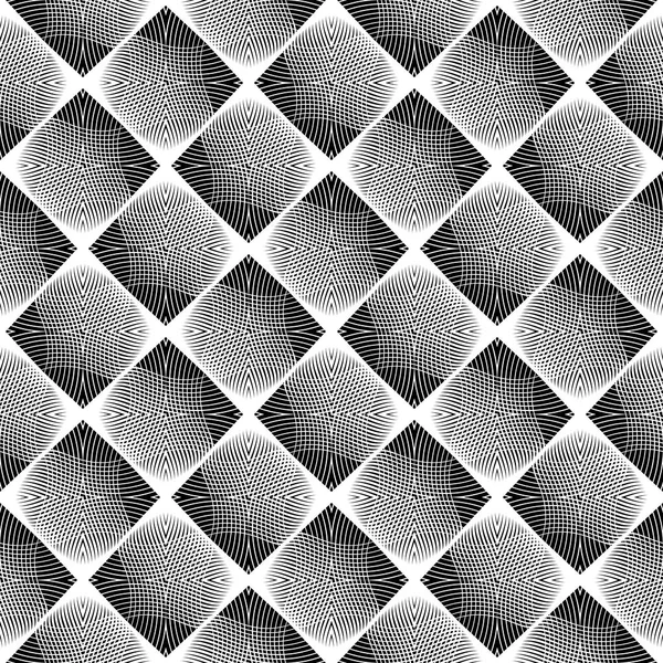 Diseño inconsútil patrón de diamantes monocromáticos — Archivo Imágenes Vectoriales