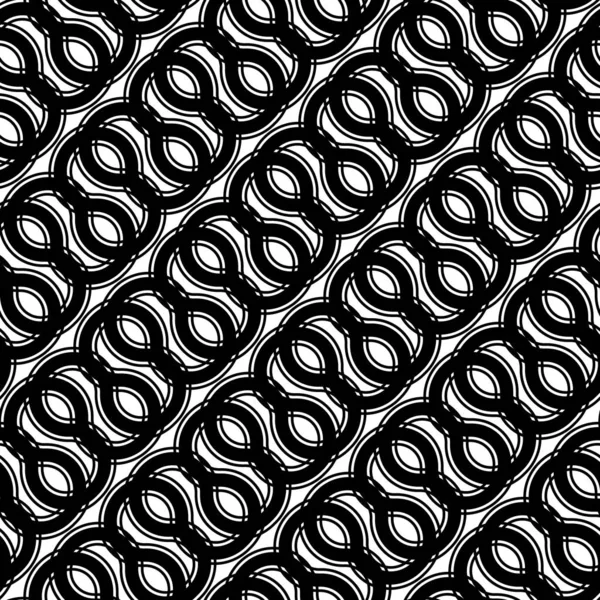 Design sømløse monokrom zigzag mønster – Stock-vektor