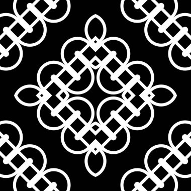 kesintisiz tek renkli dekoratif desen tasarım