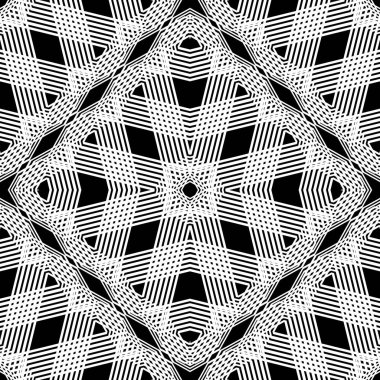 kesintisiz tek renkli geometrik desen tasarım