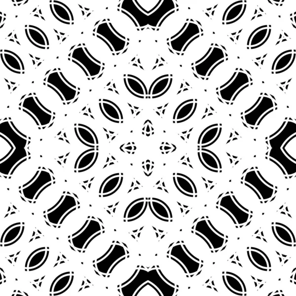 Design motif carrelage monochrome sans couture — Image vectorielle