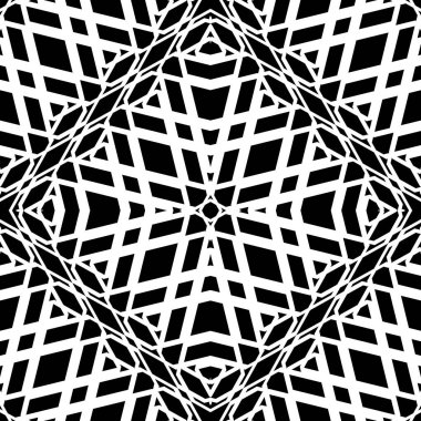 kesintisiz tek renkli geometrik desen tasarım