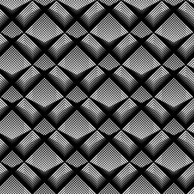 kesintisiz tek renkli dekoratif desen tasarım