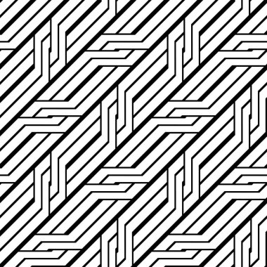 Sorunsuz tek renkli zikzak desen tasarım