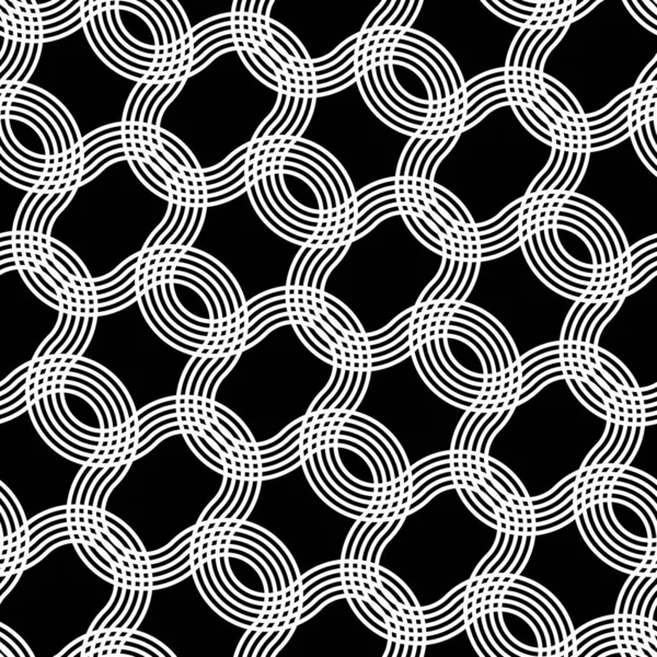 Design seamless monochrome grating pattern — Stock Vector