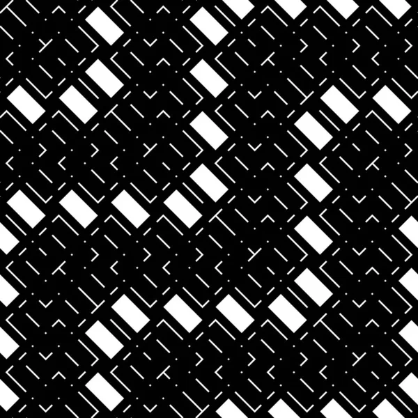 Design seamless monochrome grid pattern — Stock Vector