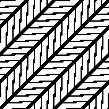 Sorunsuz tek renkli zikzak desen tasarım