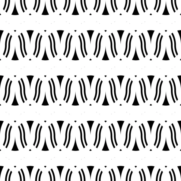 Design seamless monochrome zigzag pattern — Stock Vector