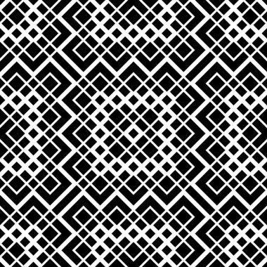 Tasarım Dikişsiz tek renkli geometrik desen. Soyut arka plan ızgara. Vektör sanat