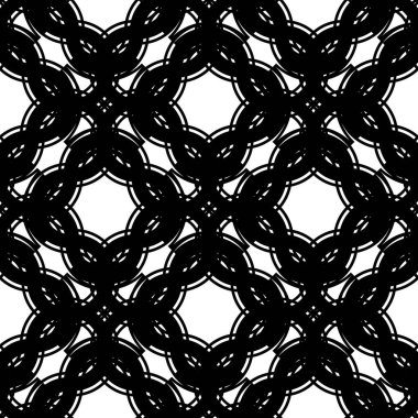 Kusursuz tek renkli ızgara deseni tasarla. Soyut iç içe geçmiş. Vektör sanatı