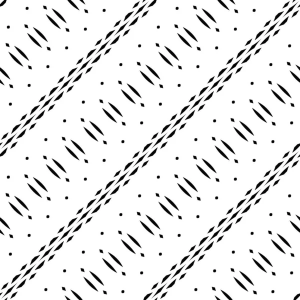 设计无缝的单色网格图案 抽象隔行扫描背景 向量艺术 — 图库矢量图片