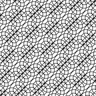 Kusursuz tek renkli ızgara deseni tasarla. Soyut iç içe geçmiş. Vektör sanatı