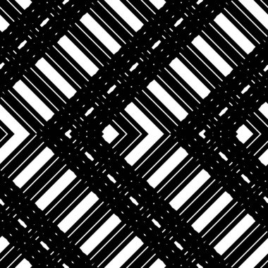 Kusursuz zikzak deseni tasarla. Soyut monokrom dantelli arka plan. Vektör sanatı