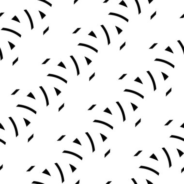 Kusursuz monokrom karışımlı desen tasarla. Soyut arkaplan. Vektör sanatı