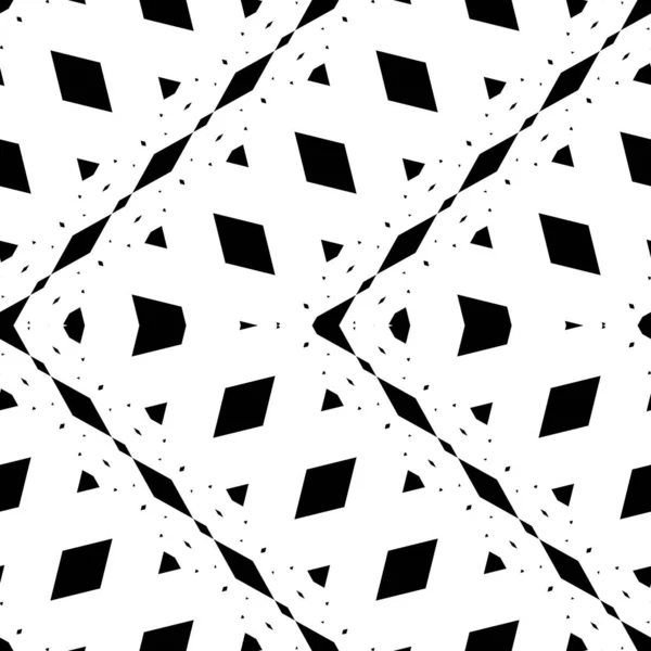 Conception Motif Grille Monochrome Sans Couture Résumé Fond Zigzag Art — Image vectorielle