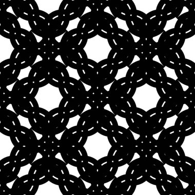 Kusursuz tek renkli ızgara deseni tasarla. Soyut iç içe geçmiş. Vektör sanatı