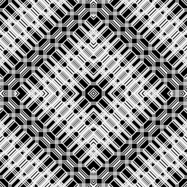 Tasarım Dikişsiz tek renkli geometrik desen. Soyut arka plan ızgara. Vektör sanat