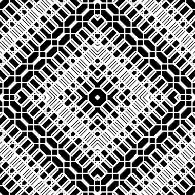 Tasarım Dikişsiz tek renkli geometrik desen. Soyut arka plan ızgara. Vektör sanat