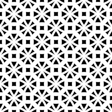Kusursuz tek renkli ızgara deseni tasarla. Soyut iç içe geçmiş. Vektör sanatı