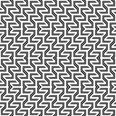 Tasarım sorunsuz tek renkli Kılavuz deseni. Zikzak arka plan. Vektör sanat