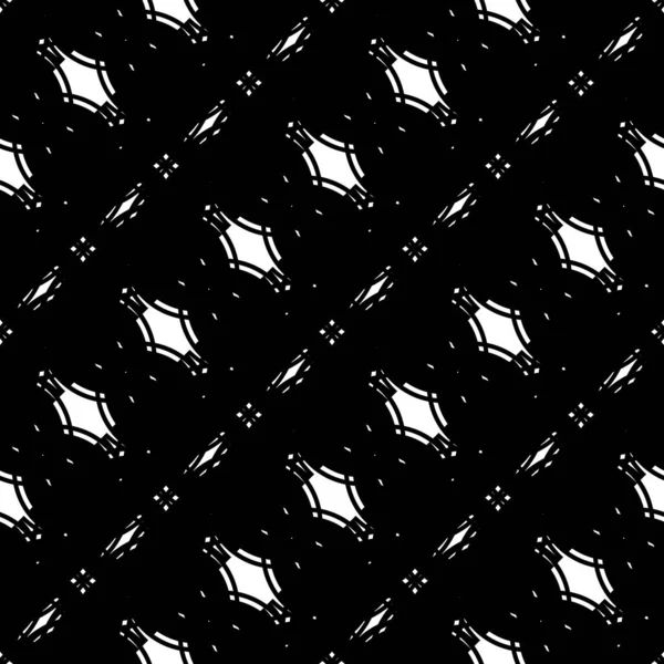 Conception Motif Grille Monochrome Sans Couture Contexte Abstrait Entrelacé Art — Image vectorielle