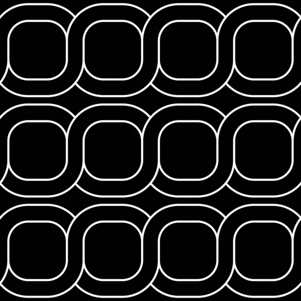 Дизайн Бесшовный Спиральный Крученый Узор Абстрактный Монохромный Фон Векторное Искусство — стоковый вектор