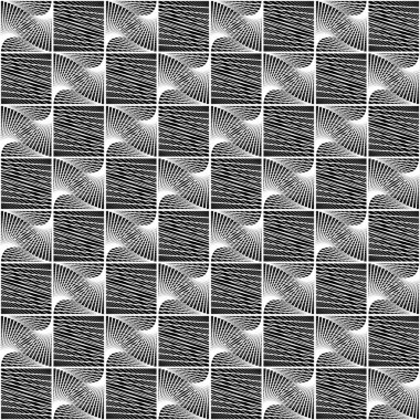 Kusursuz tek renkli dekoratif desen tasarla. Soyut çizgiler dokulu arkaplan. Vektör sanatı. Eğim yok