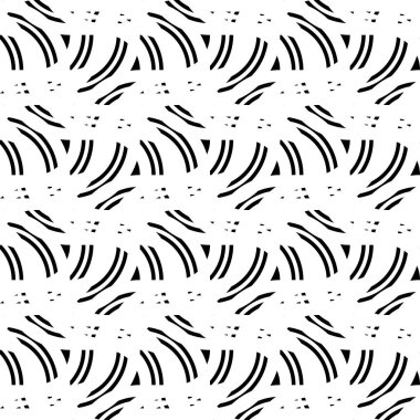 Kusursuz monokrom karışımlı desen tasarla. Soyut arkaplan. Vektör sanatı